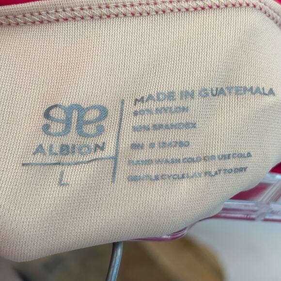 Albion Magenta Check Olivia Top & High Waisted Tie Bottoms - Picture 8 of 10